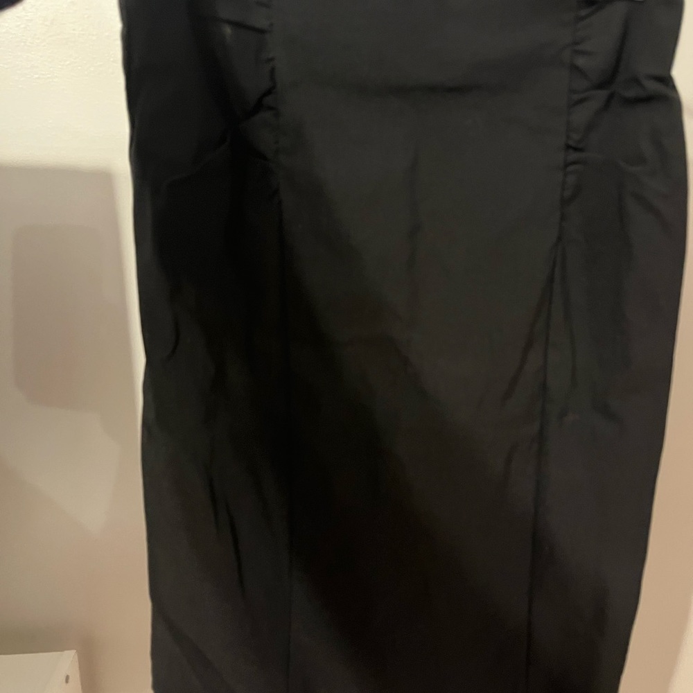 Black pencil skirt